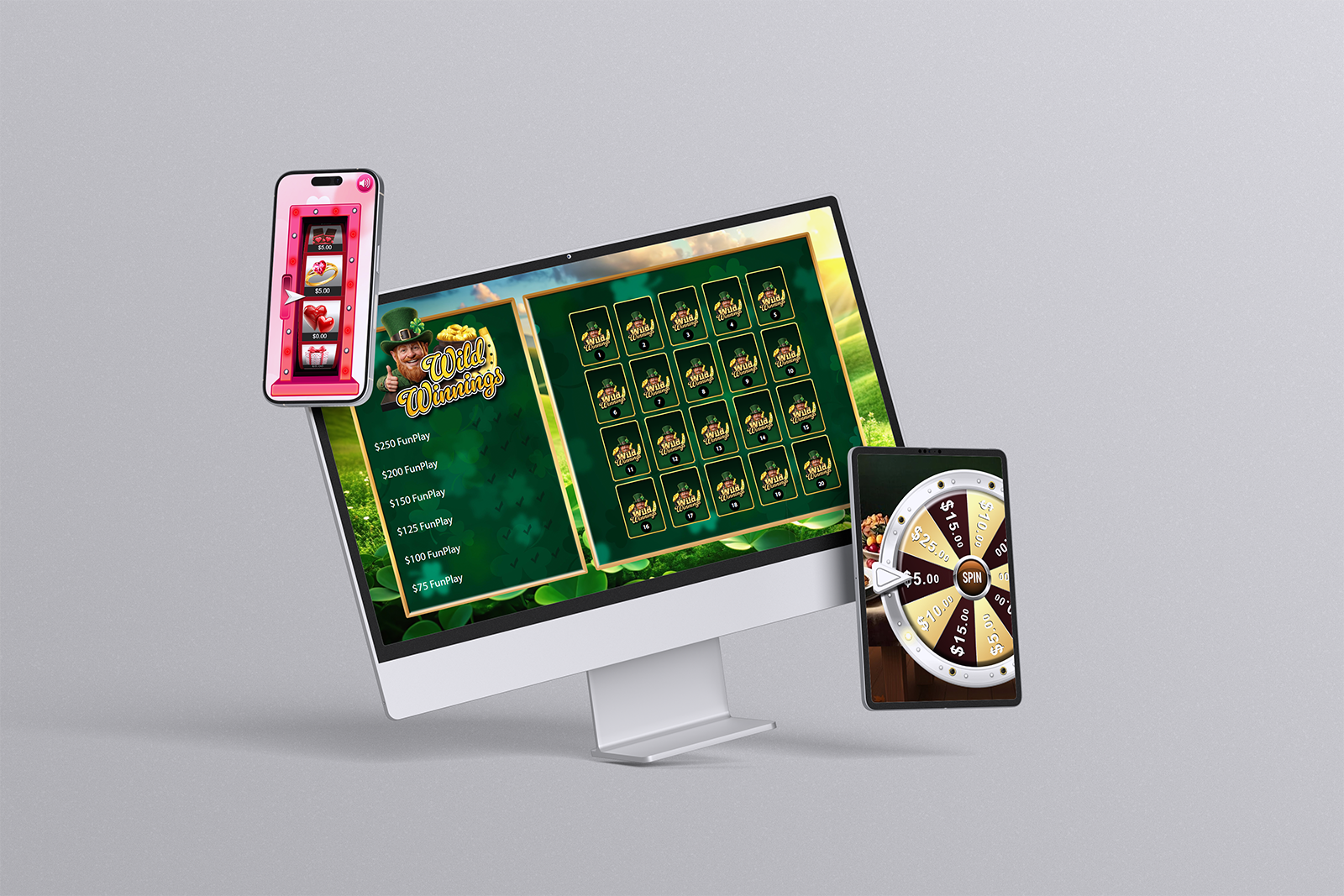 Promo on Demand games played on mobile phones and tablets